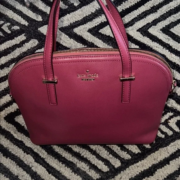 Kate Spade Deep Red Satchel - Picture 2 of 9